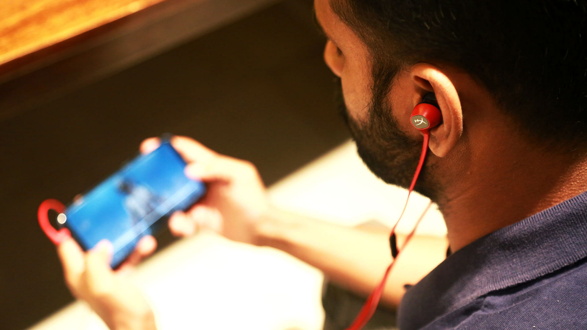 The HyperX Cloud headphones are pro gaming earphones.