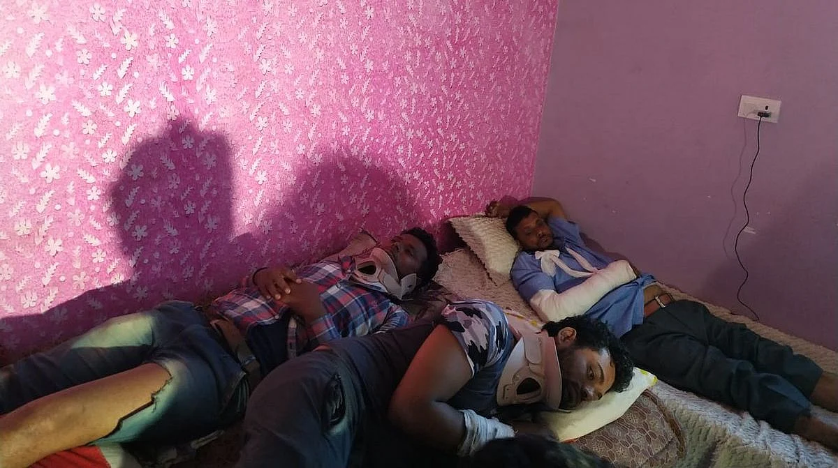 Injured members of the family. 