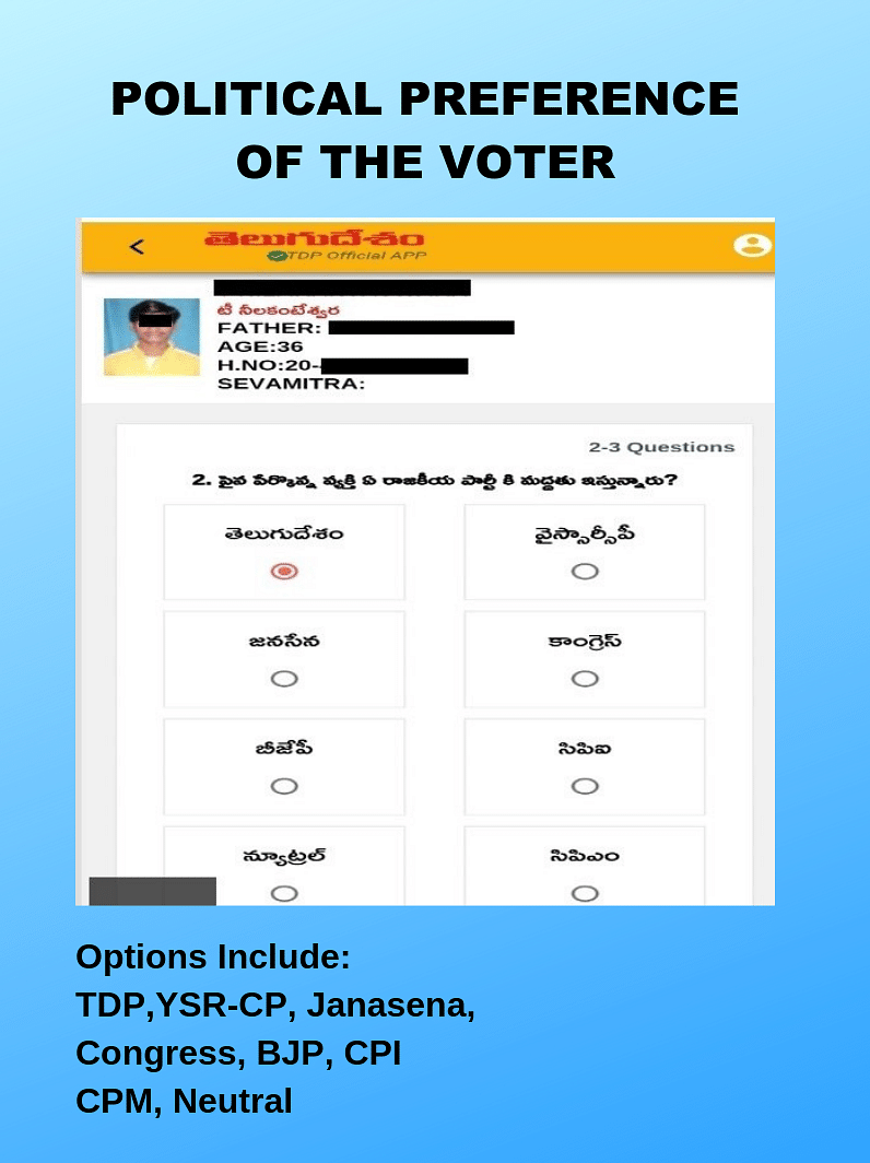 A bitter “info war” over Andhra Pradesh’s detailed voter profiles has broken out between TDP, TRS and YSR-Congress. 