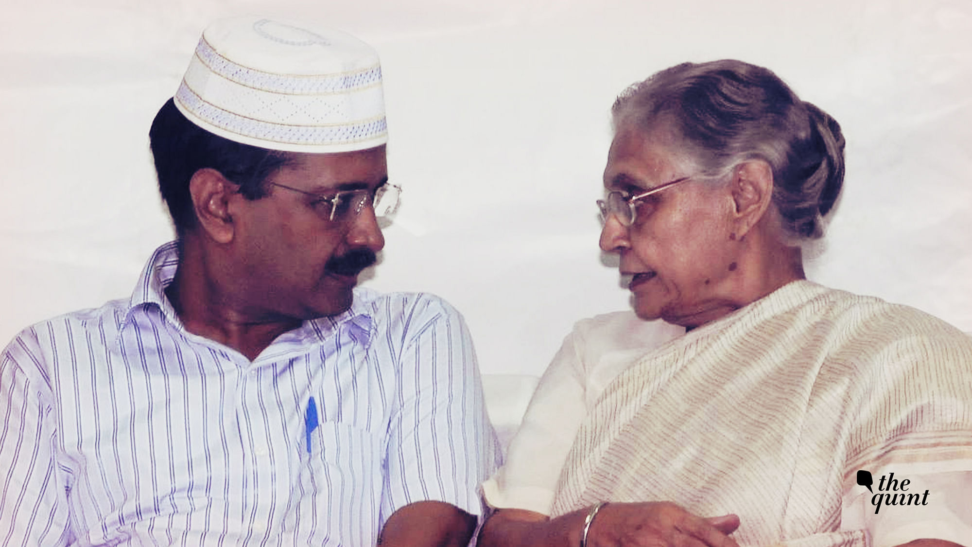 File photo of AAP Chief Arvind Kejriwal and Delhi CM Sheila Dikshit.