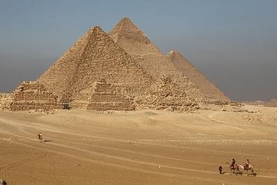 Giza Pyramids in Giza Governorate, Egypt. (Xinhua/Ahmed Gomaa/IANS)