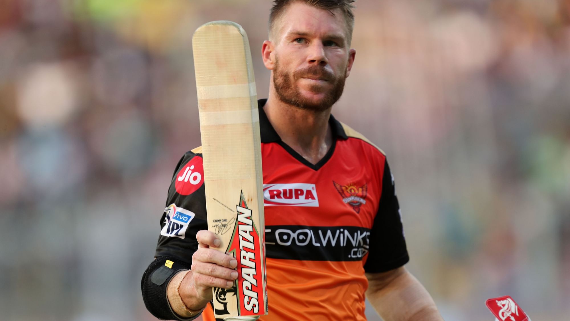 David Warner reached his fifty off 31 balls and his innings of 85 comprised 9 fours and 3 sixes at a strike rate of 160.38.
