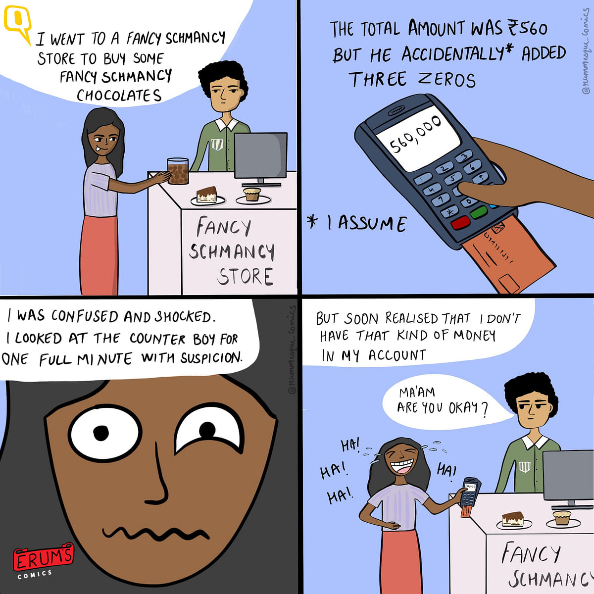 Erum’s Comics: When You Buy Something, But Aukaat Gets in the Way