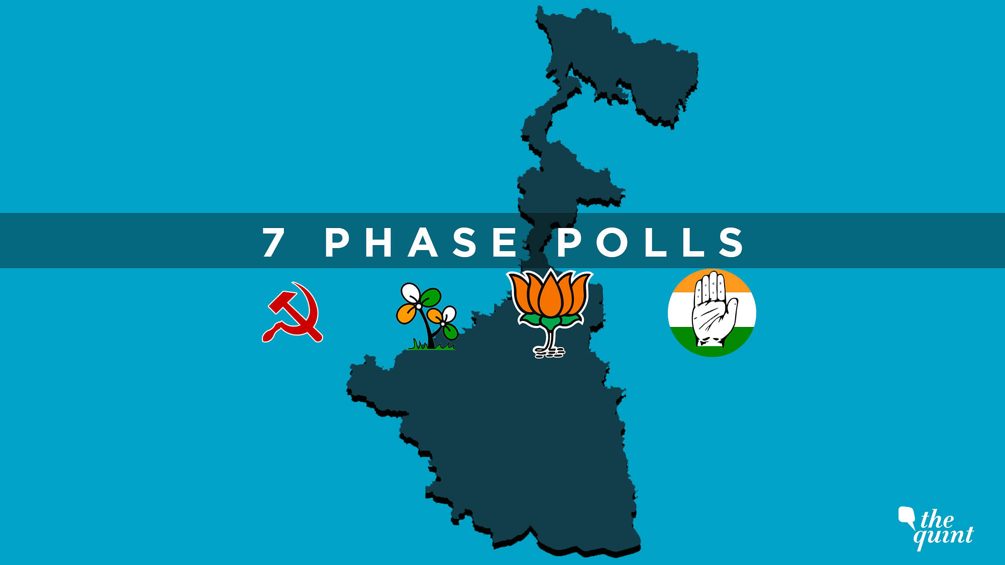 TMC, the BJP, the Congress and Left Front constituent CPI(M) are the main contenders.