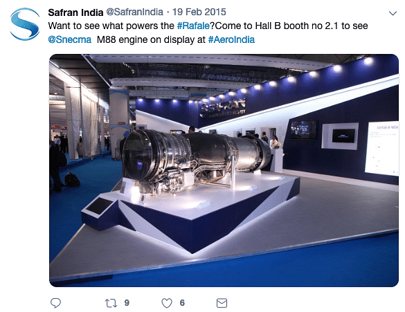 HAL had already signed an MoU with Safran to produce Rafale engines, complete with technology transfer. 