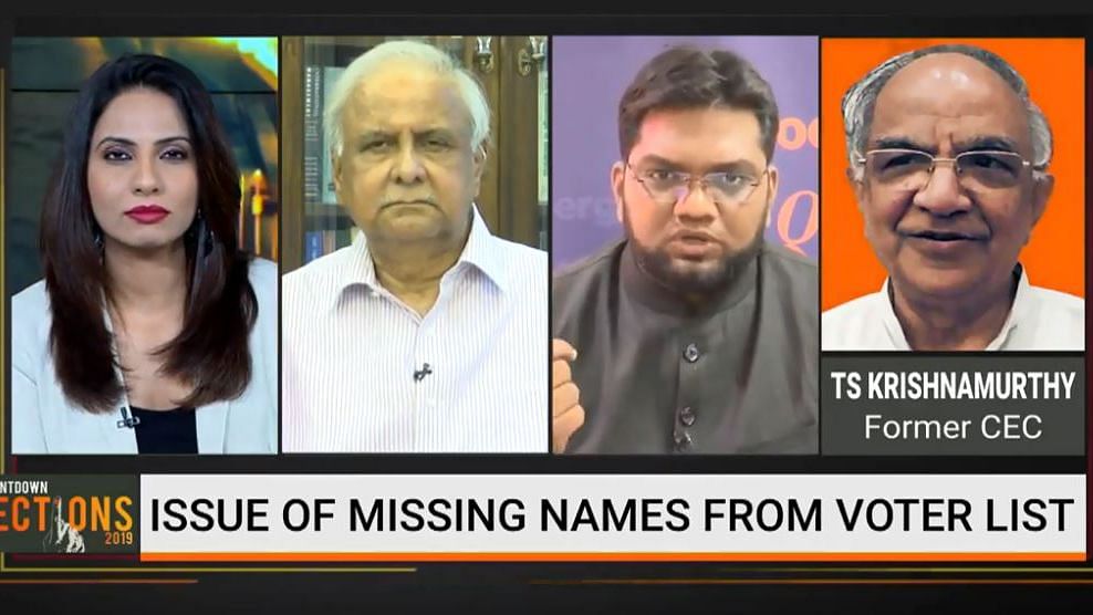 From the left: Panel comprising Tamanna Inamdar with Khalid Saifullah, Jagdeep Chhokar and TS Krishnamurthy.