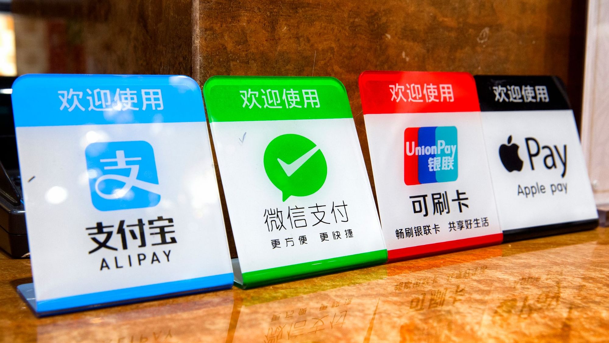 WeChat Pay (in green) will look at the in-app purchases model to succeed in India.