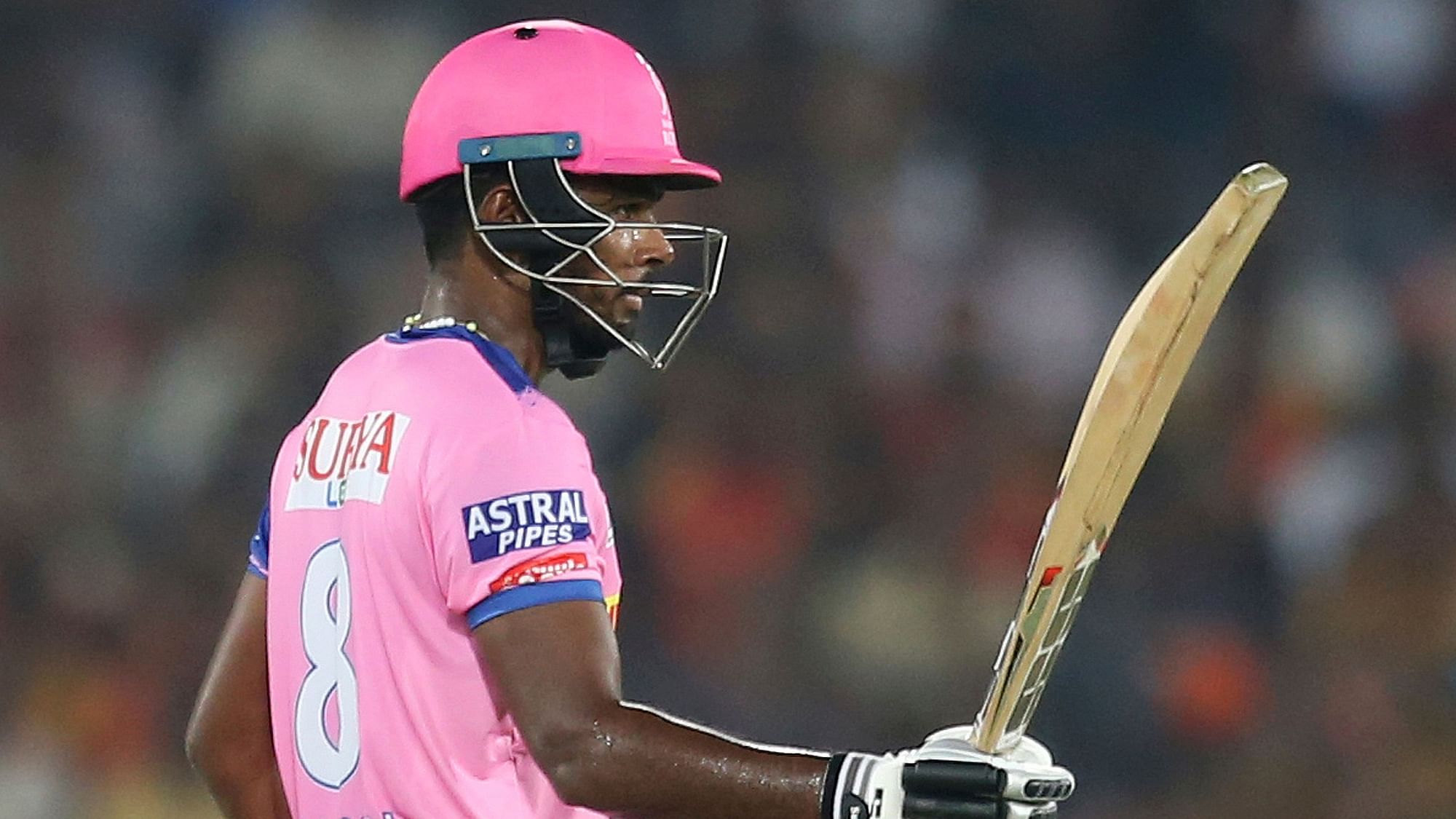 Sanju Samson scored IPL 2019’s first century during Rajasthan Royal’s match against Sunrisers Hyderabad.