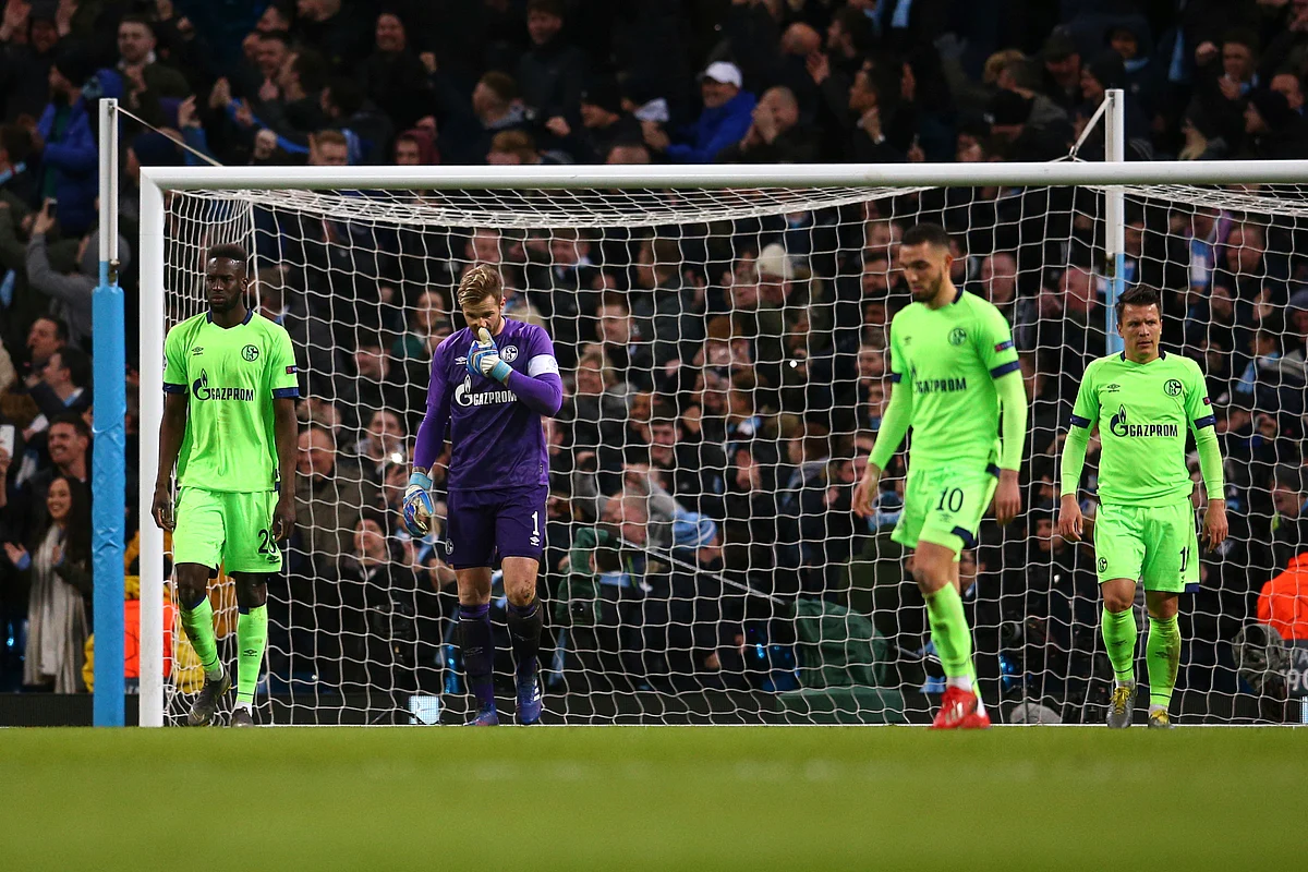 Certainly Schalke was in no shape to stop Manchester City.