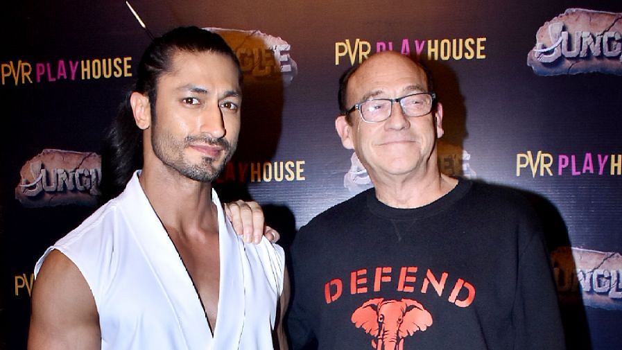 Vidyut Jammwal and Chuck Russell at the special screening of the film.