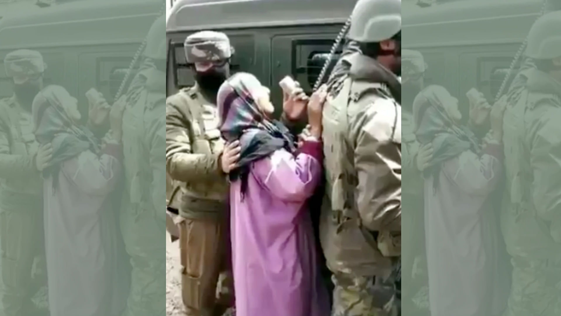 In a video, a breathless and sobbing mother, Shareefa Banu, can be seen trying to convince the terrorists through speakers to release her son.