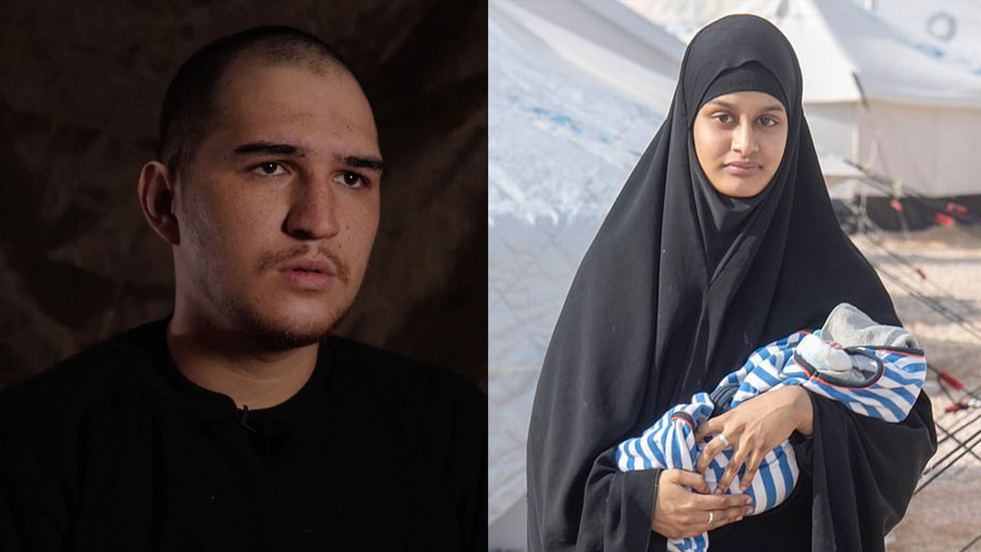 Former ISIS member Yago Riedijik and his wife Shamima Begum who fled UK to join ISIS.