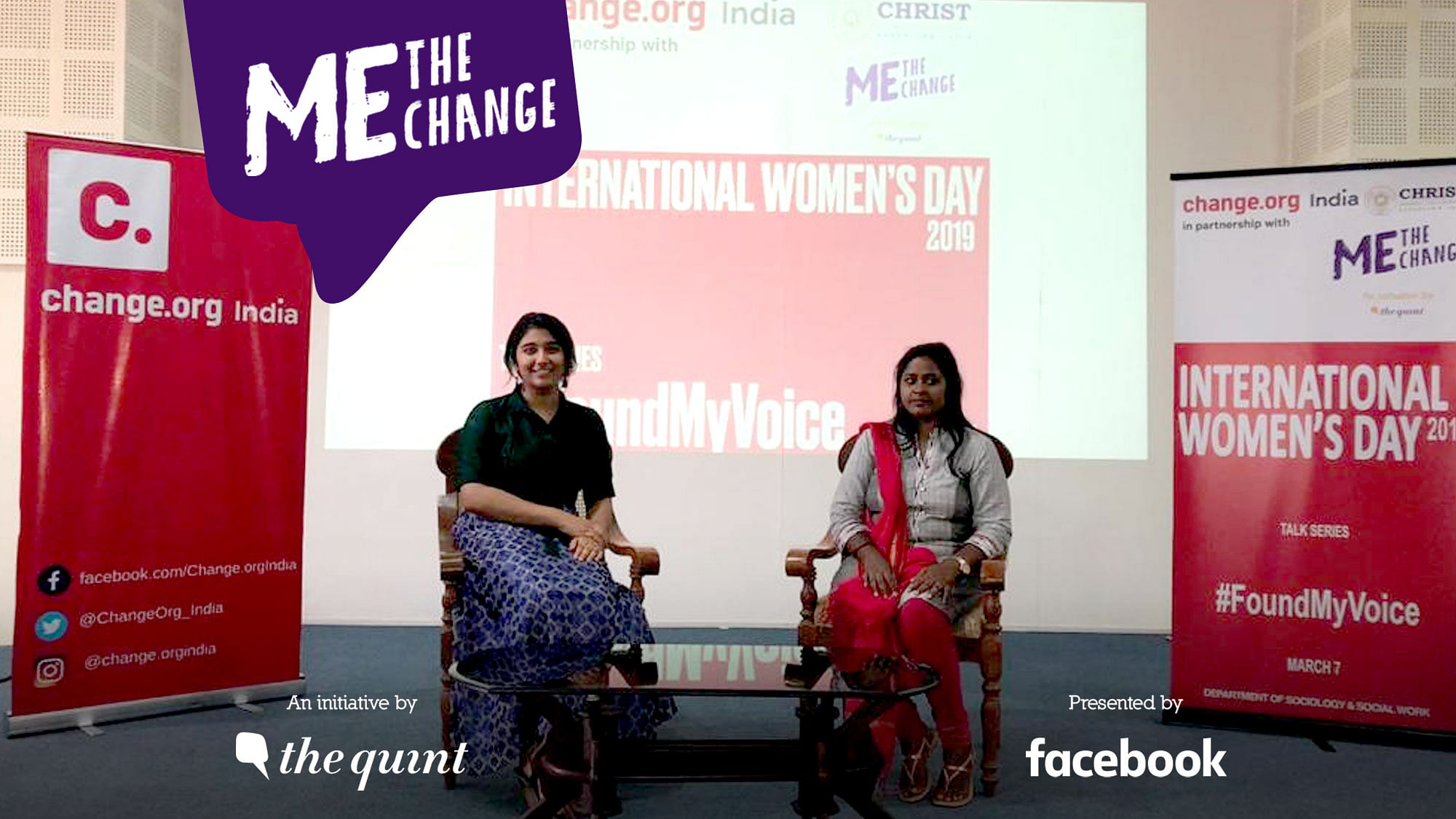 The event was part of the ‘She Creates Change’ initiative, which aims to build a community of women changemakers.