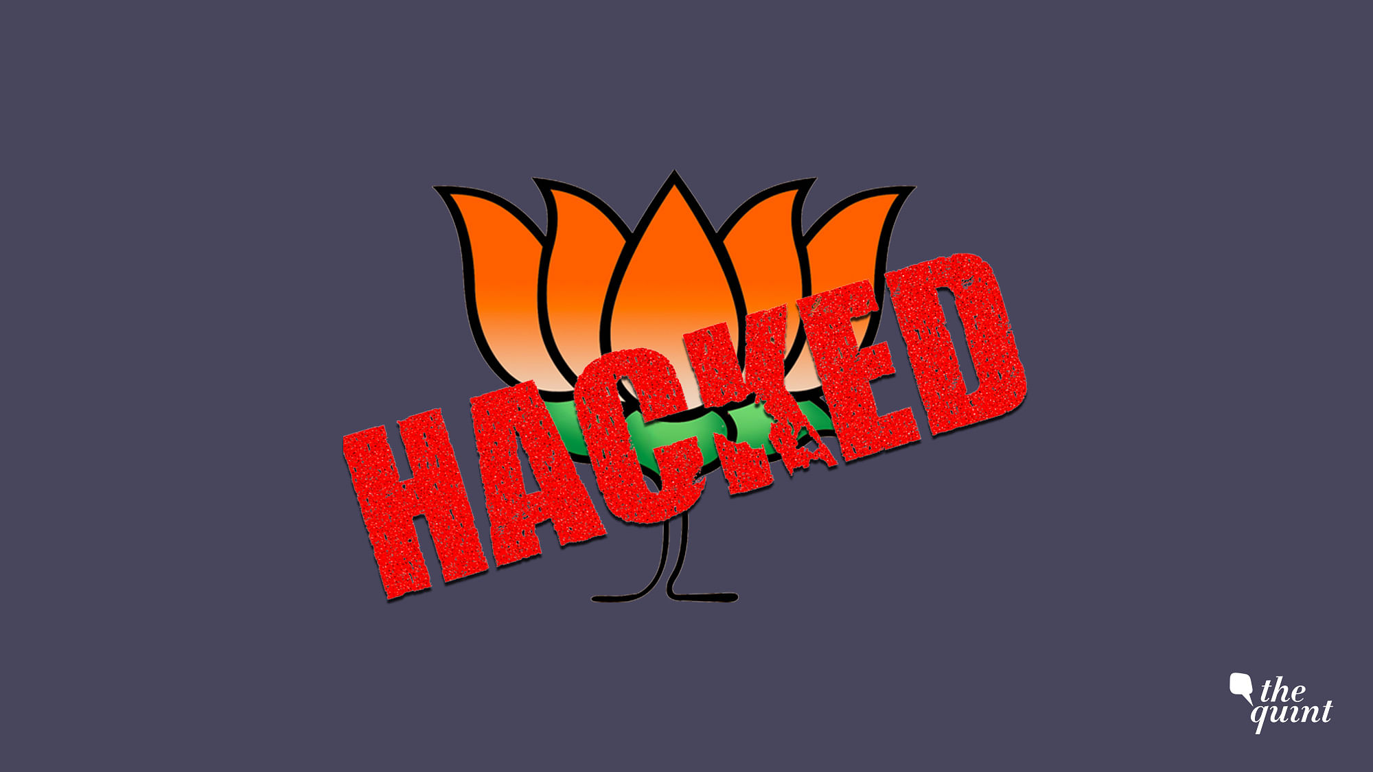 The official website of the Bharatiya Janata Party was allegedly hacked on Tuesday, 5 March.
