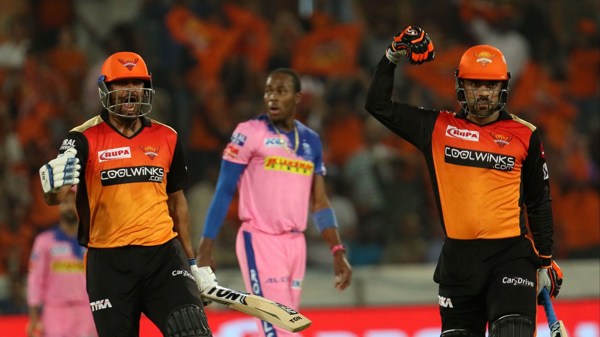 Sunrisers Hyderabad beat Rajasthan Royals to register their maiden win in 2019 Indian Premier League.