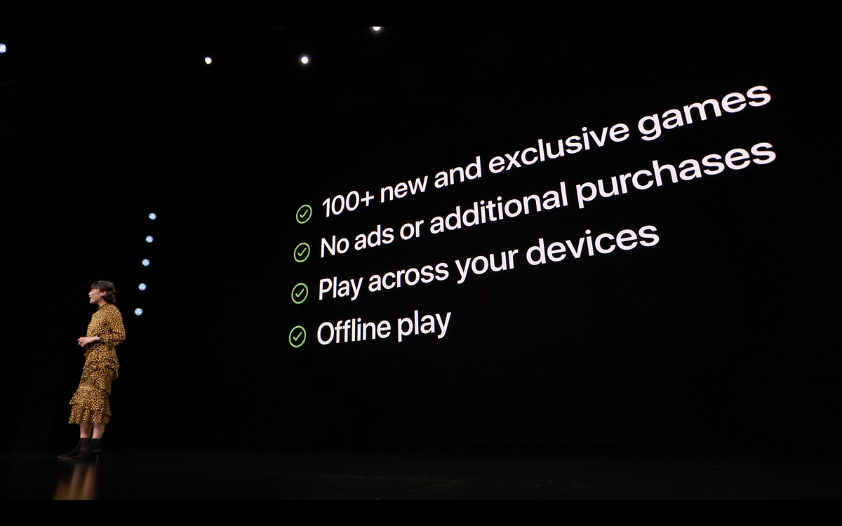 Apple Arcade gaming service will be available in more than 150 countries.