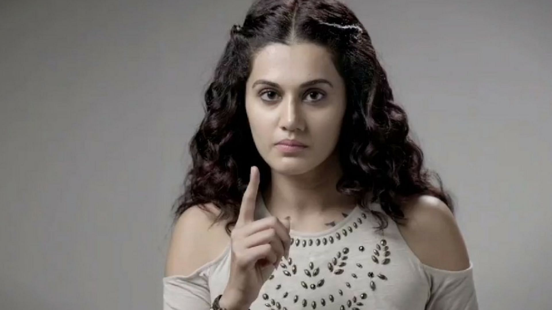 Taapsee Pannu has something to say.