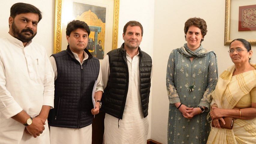 Krishna Patel’s son-in-law Pankaj Niranjan Singh Chandel has also joined the Congress.