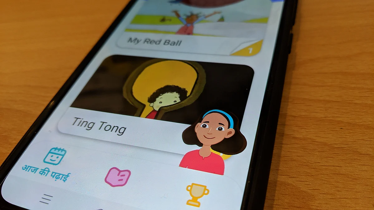 Diya, the voice assistant is there to help kids with their reading.