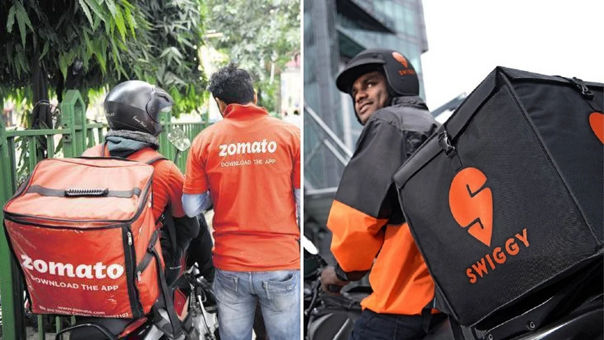 The food safety officer said that the two companies appear to be violating the by-laws of the holy city, which prohibit the sale of non-veg food within city limits.