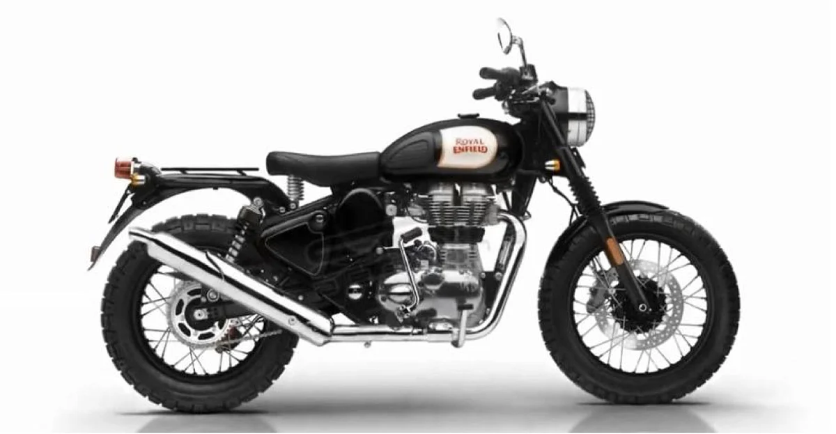 An artist's impression of what the Royal Enfield Trials will look like. 