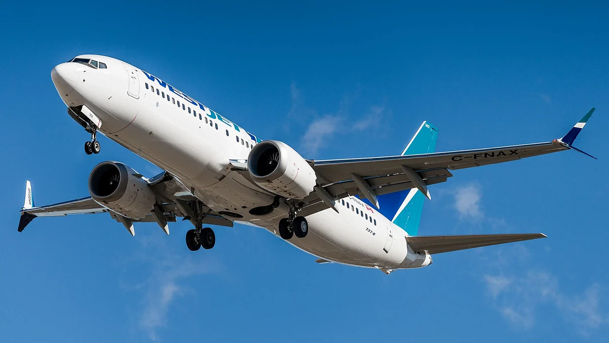 The Boeing 737 Max 8. 