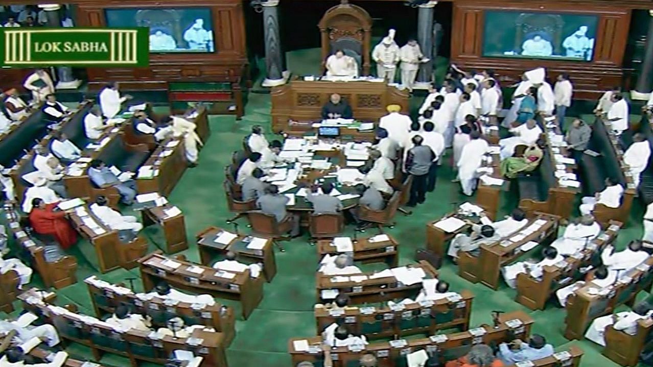 Congress leaders create furore in Lok Sabha. (File Photo)