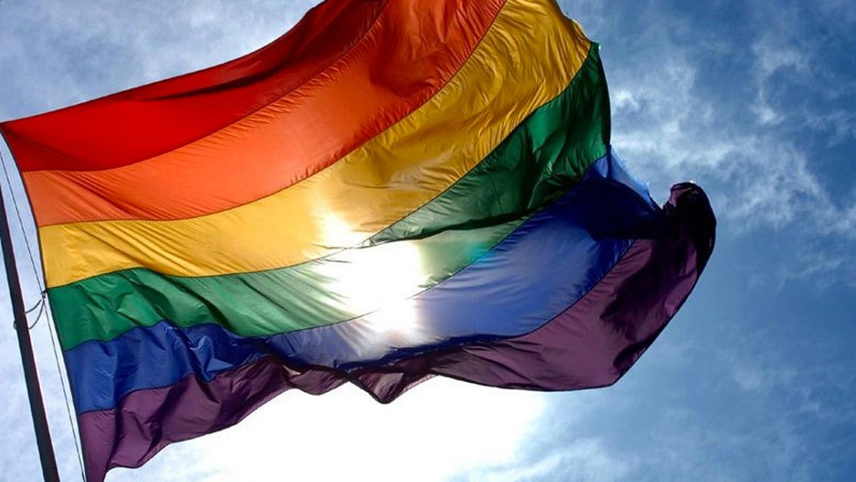 The LGBT flag. 