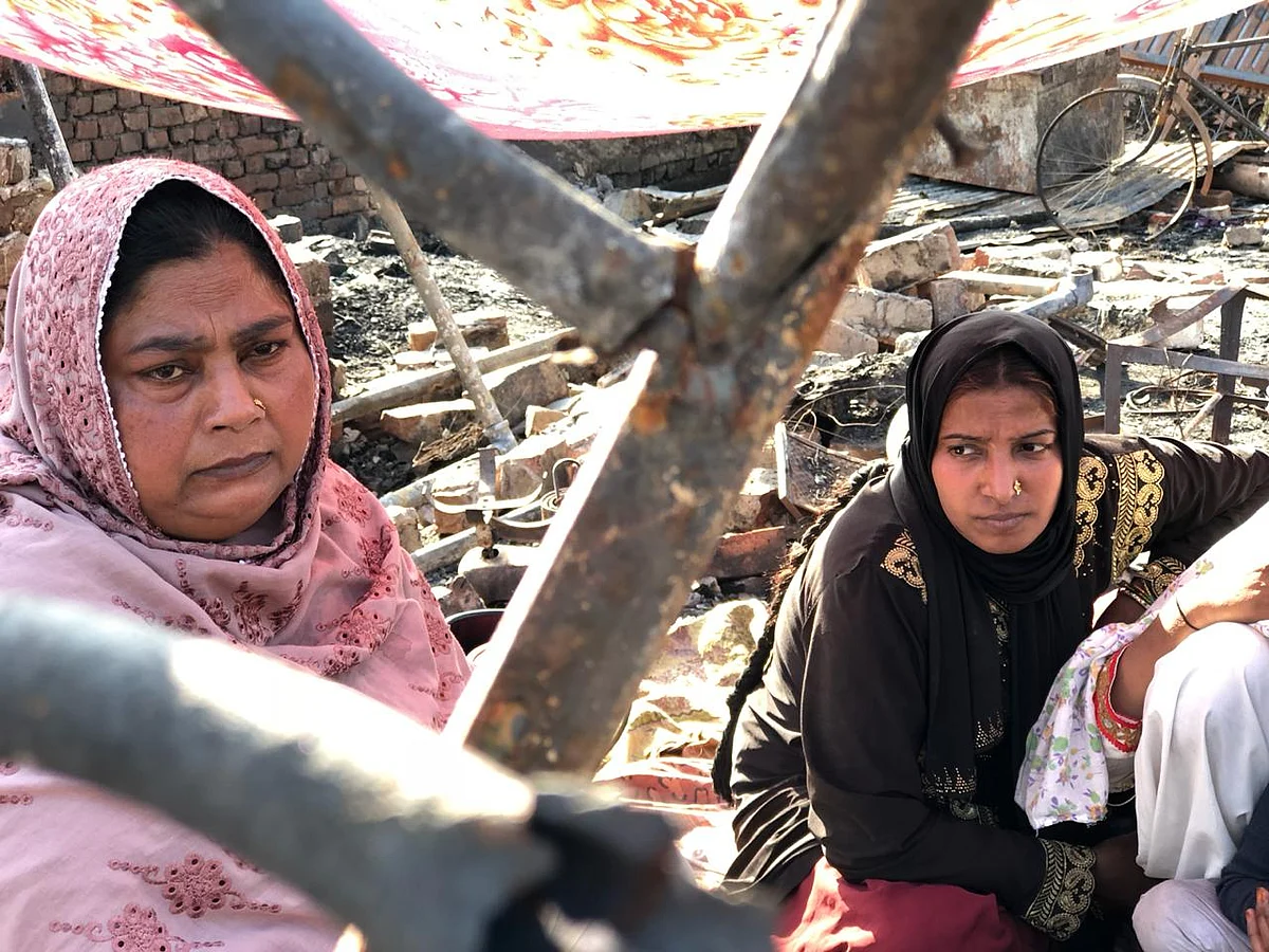 45-year-old Afsana, resident of the slum.
