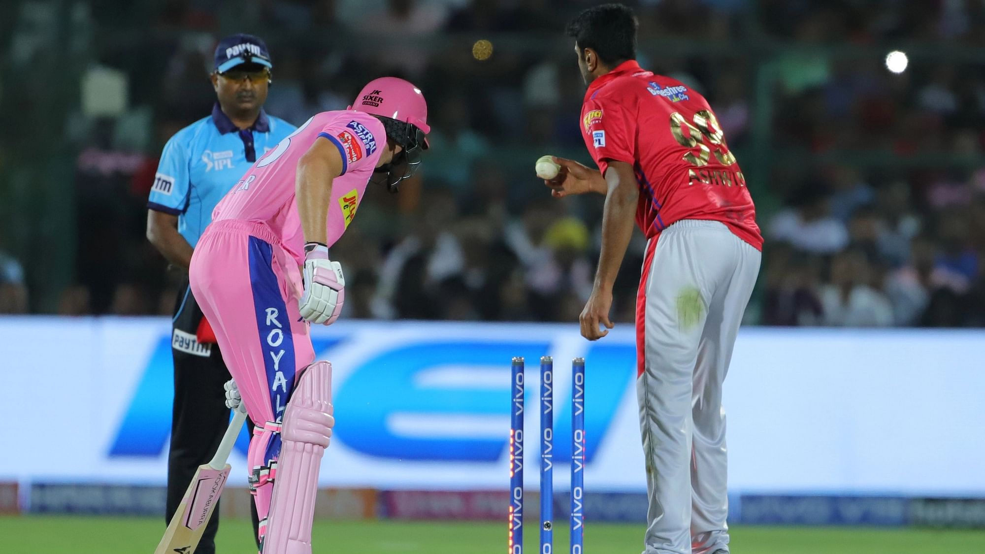 Ashwin ‘Mankaded’ Buttler on 69 and that started the spiral of the Royals’ innings.
