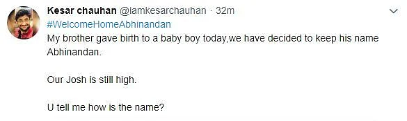 ‘Baby Boy’ Abhinandan All Over Your Twitter Feed? Here’s Why