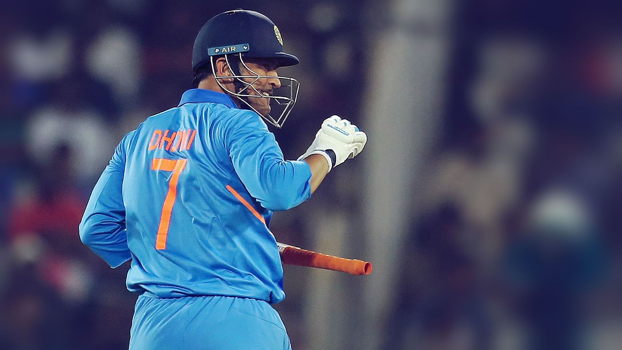 In his last four ODI innings against Australia MS Dhoni scored 51, 55 not out, 87 not out and 59 not out.
