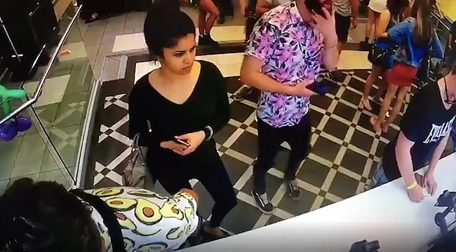 The CCTV footage of Reddy at a McDonalds. 