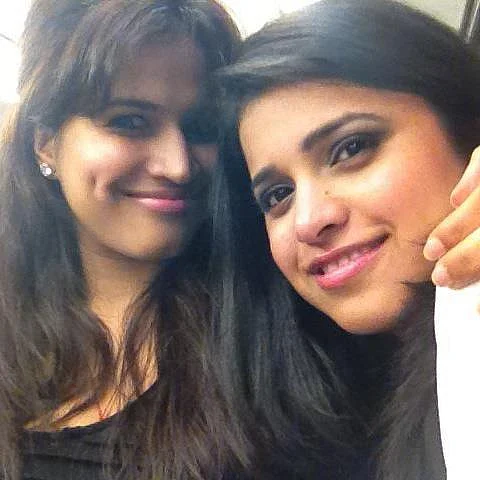 Nithya Reddy with Preethi Reddy.