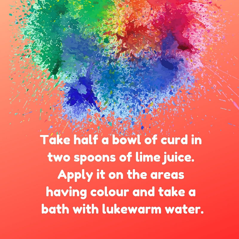 Here are some simple Ayurvedic tips for holi.