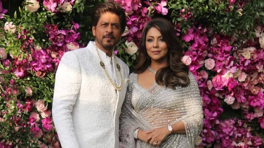 Shah Rukh Khan and his wife Gauri.