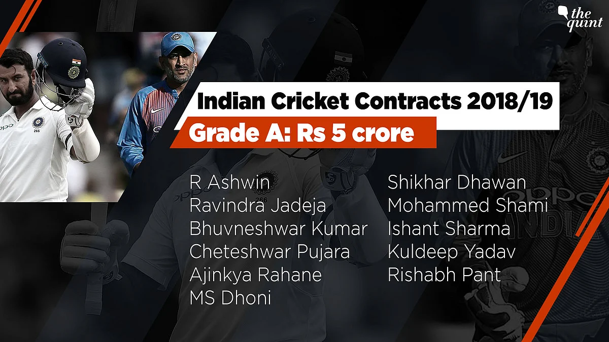 New Central Contracts Out: Dhawan, Bhuvi Demoted, Pant in Grade A