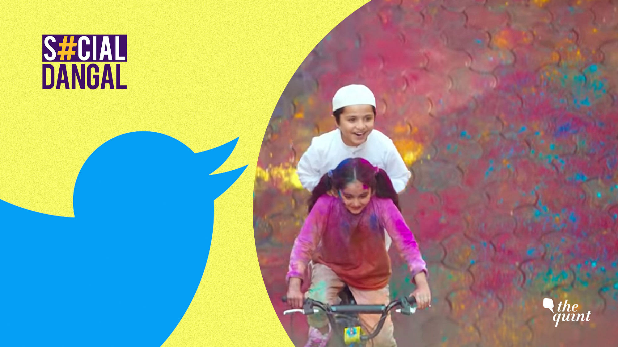 The Surf Excel ad showed a couple of kids playing Holi.&nbsp;