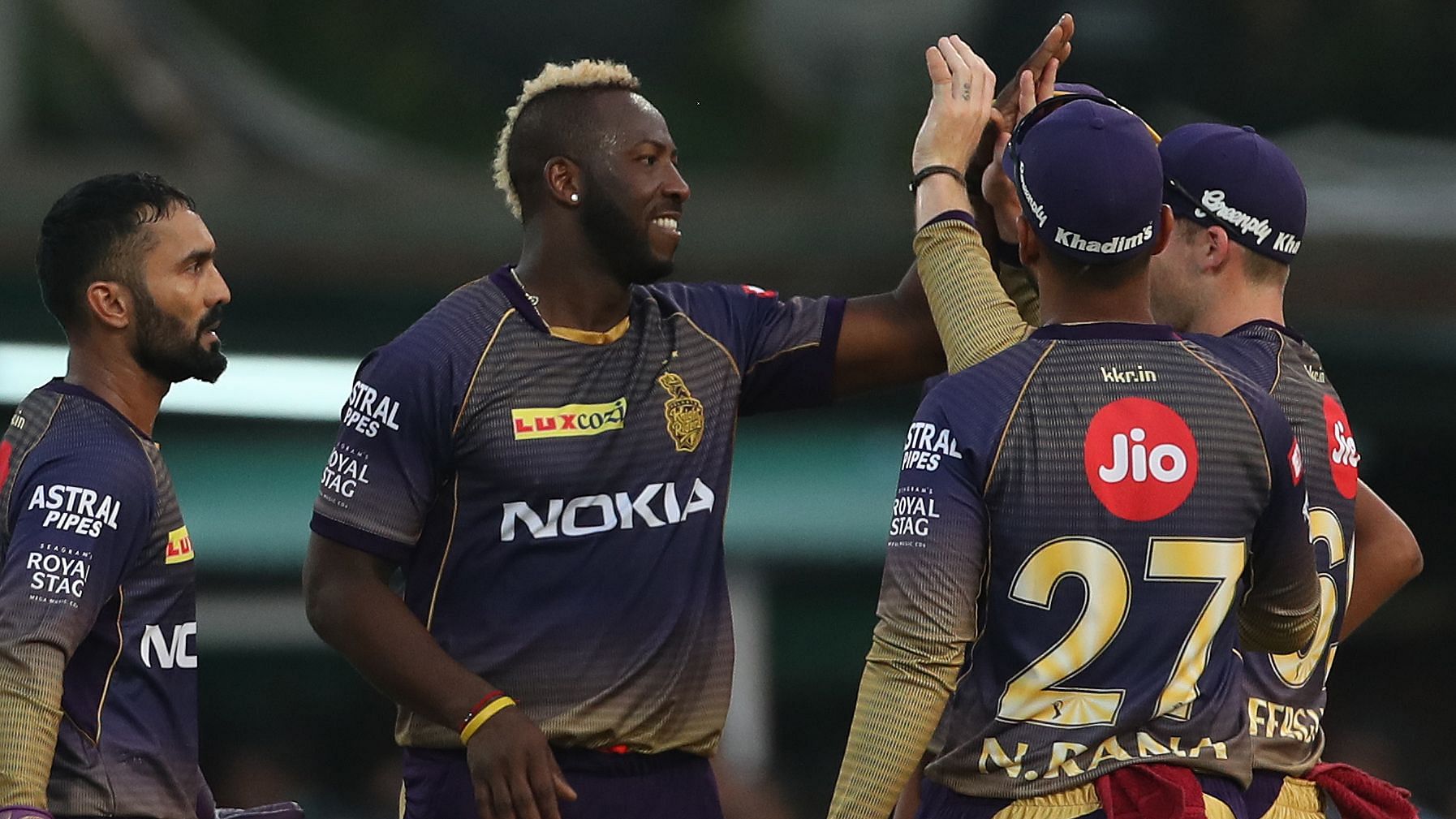 Andre Russell took Siddharth Kaul for 19 runs in the 18th over, followed by 21 off Sunrisers stand-in skipper Bhuvneshwar Kumar.