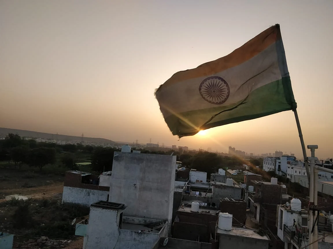 The view from the top of Sajid’s building.
