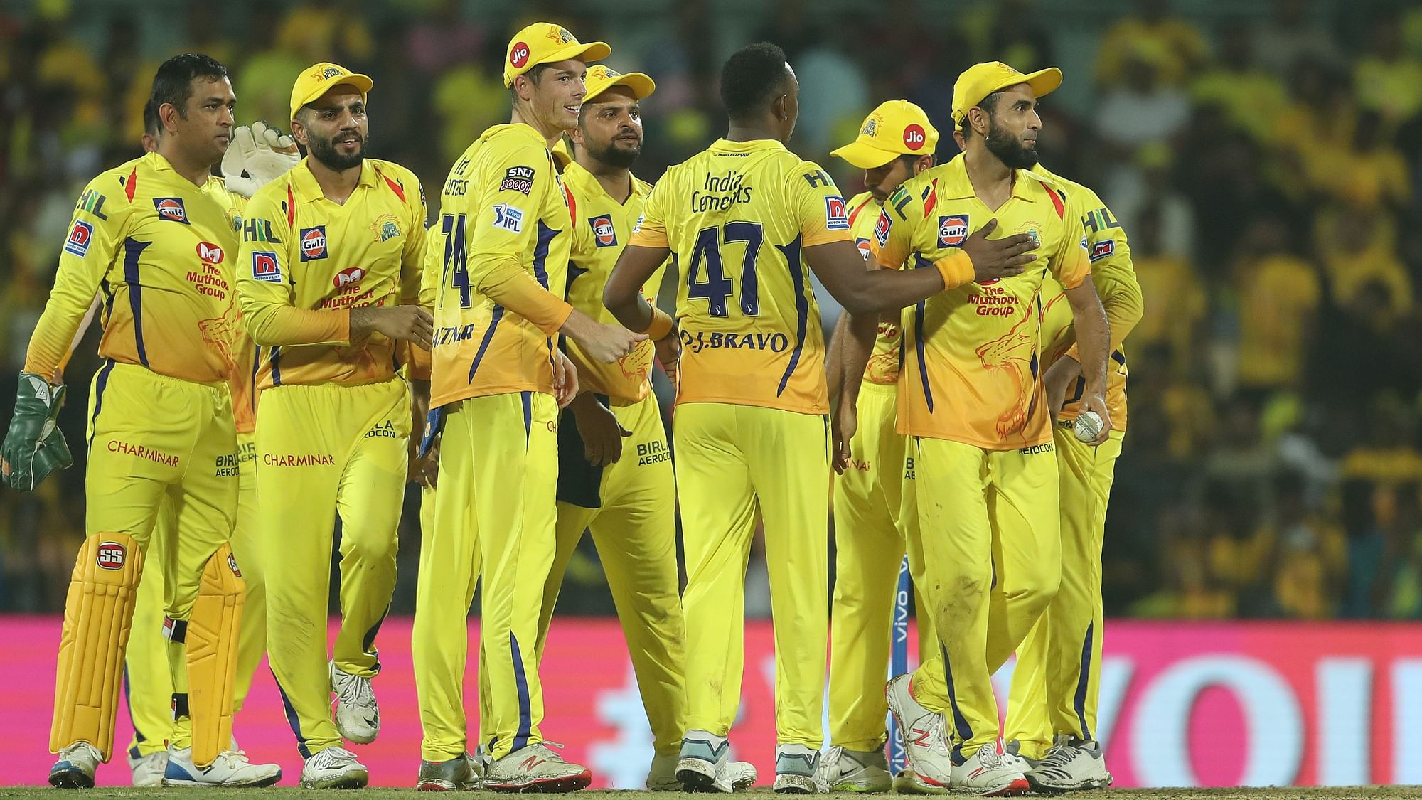 The Chennai bowlers then put in a disciplined effort to restrict Rajasthan Royals to 167/8.