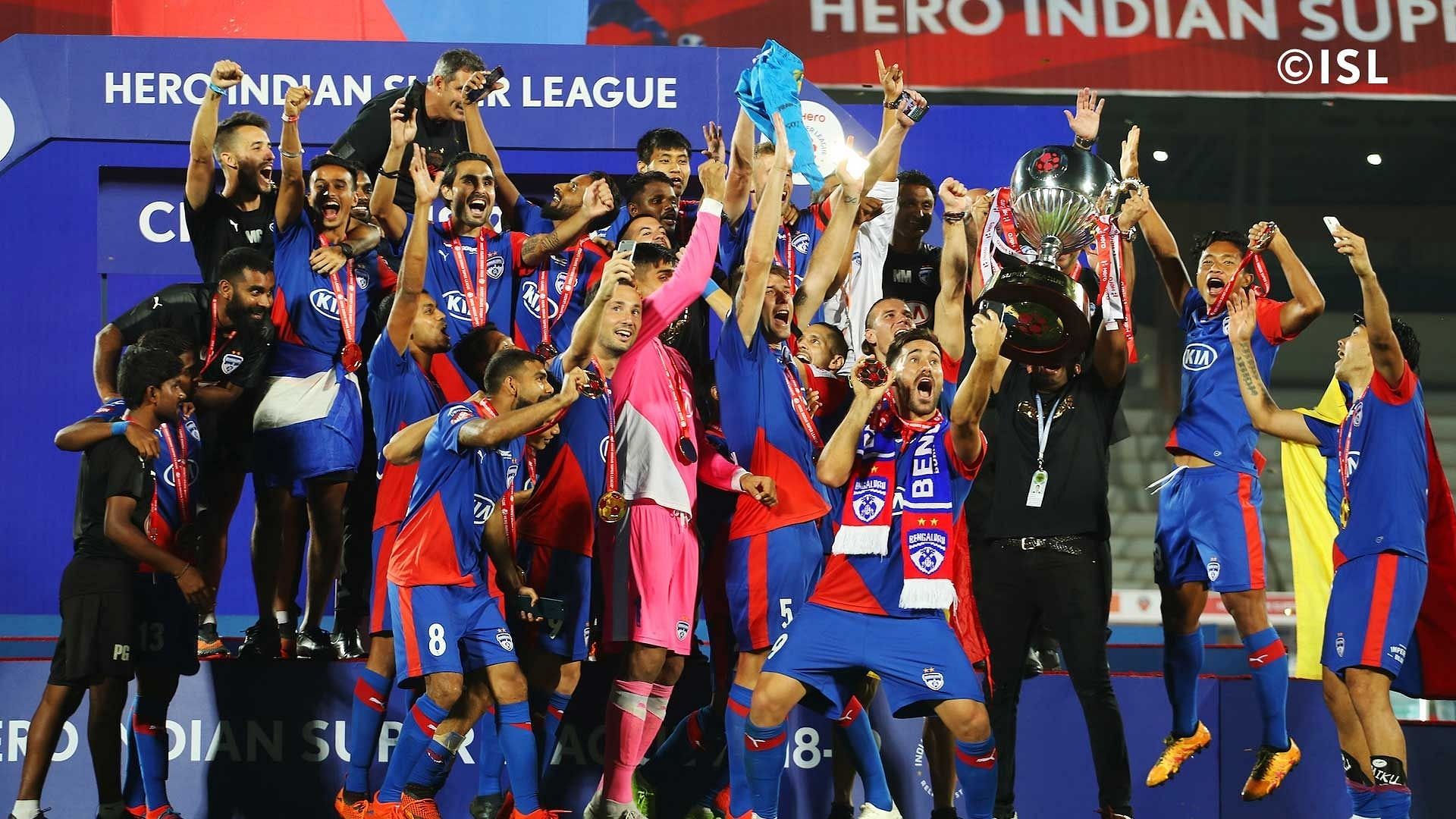 Bengaluru FC were crowned ISL champions for the first time after defeating FC Goa 1-0 (after extra time) in the 2018/19 final at Mumbai.