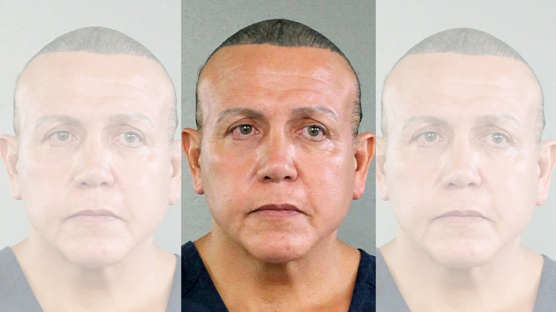 Cesar Sayoc in Miami, the Florida man who authorities say sent pipe bombs to prominent critics of US President Donald Trump.