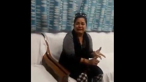 In the video, Pandey is seen crying while talking about how she has not received her salary for the month and is not being able to feed her children. 