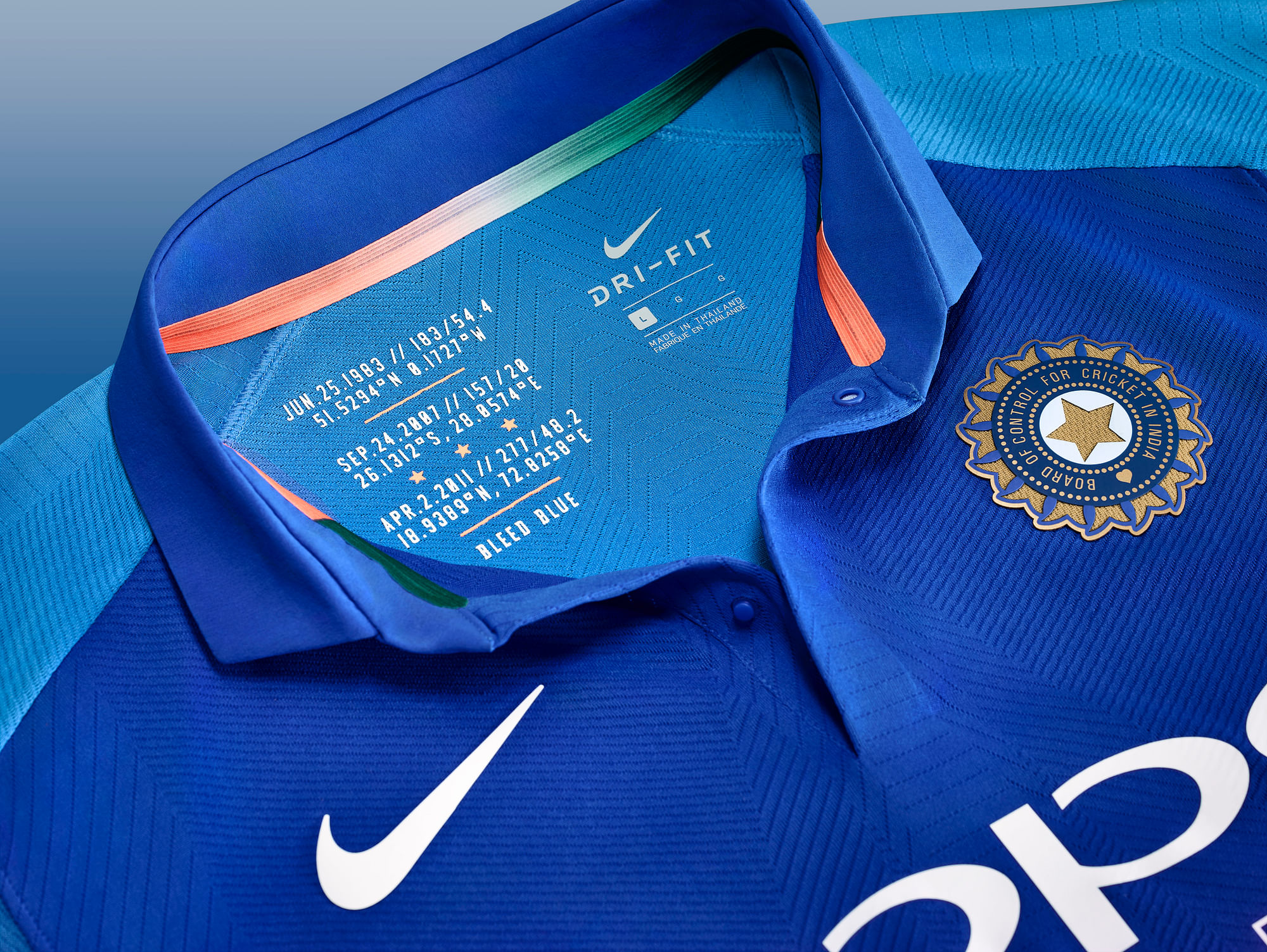 indian team jersey in world cup 2019