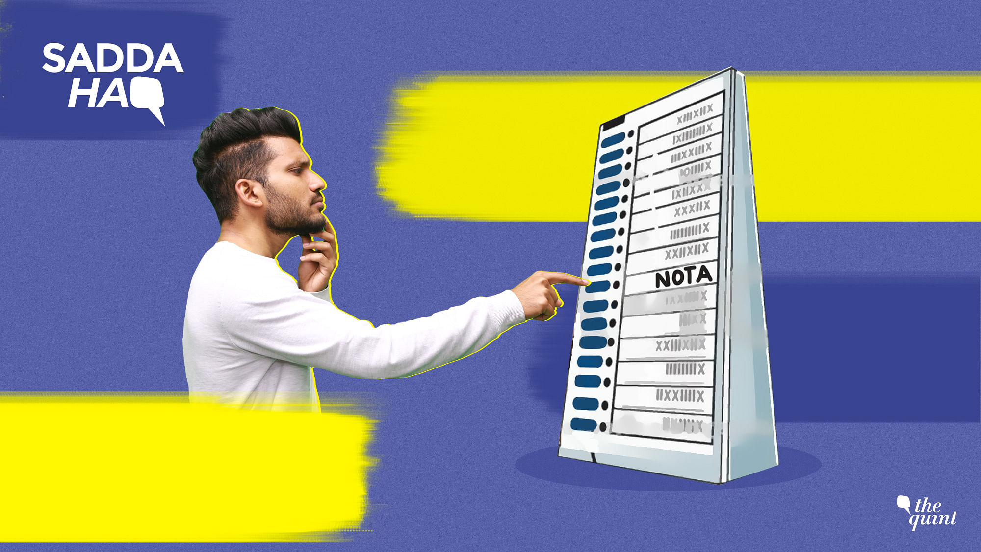 What happens when you press NOTA?