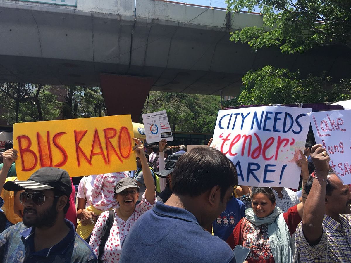 The hashtag adopted for this protest is #TenderRadduMaadi which translates to stop the tender. 
