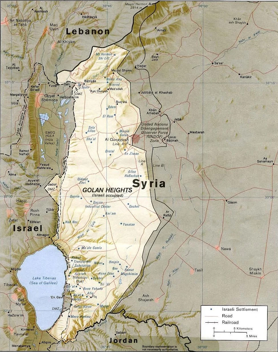 Golan Heights region
