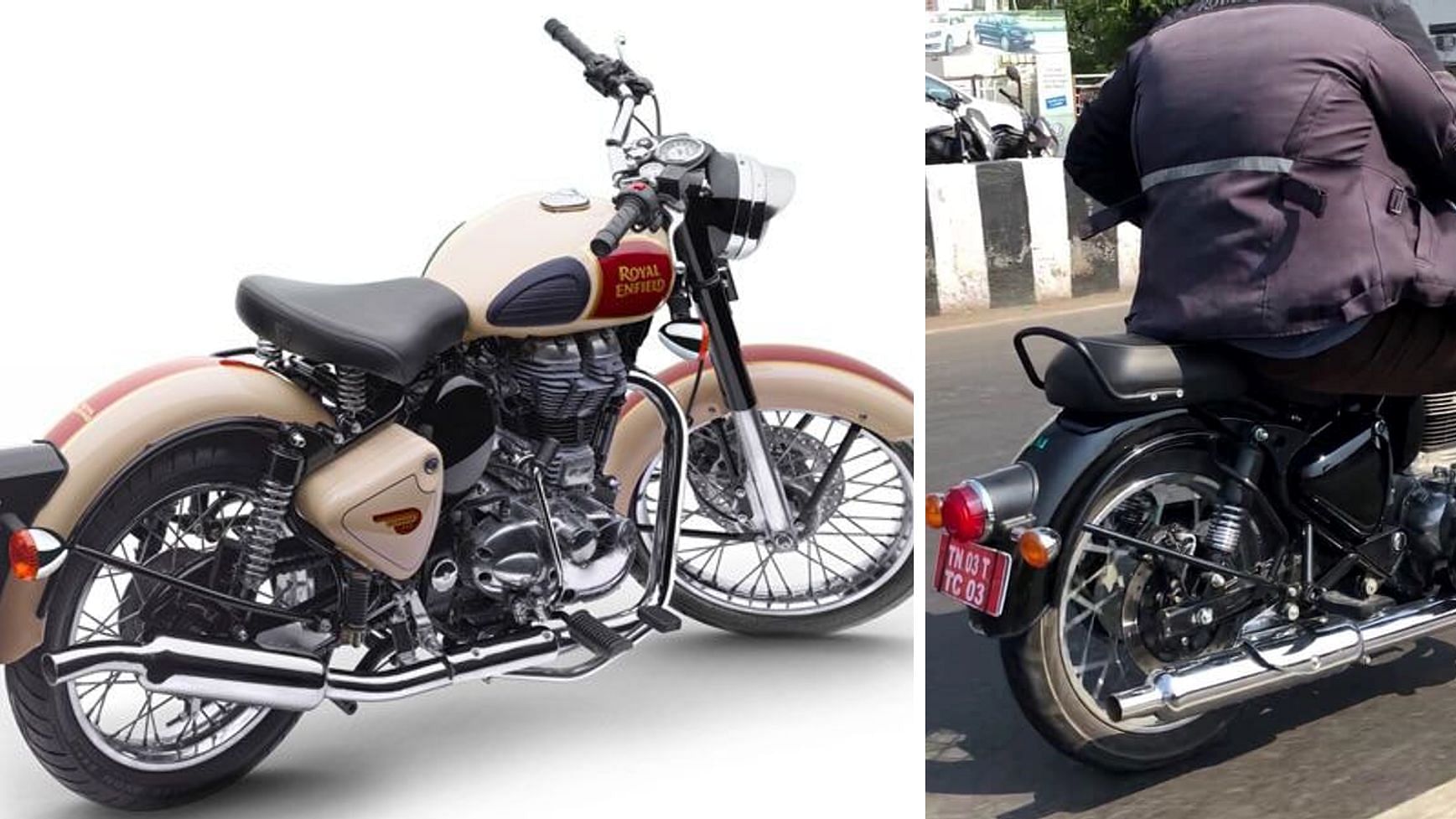 A Royal Enfield Classic with significant changes has been spotted testing in Chennai.