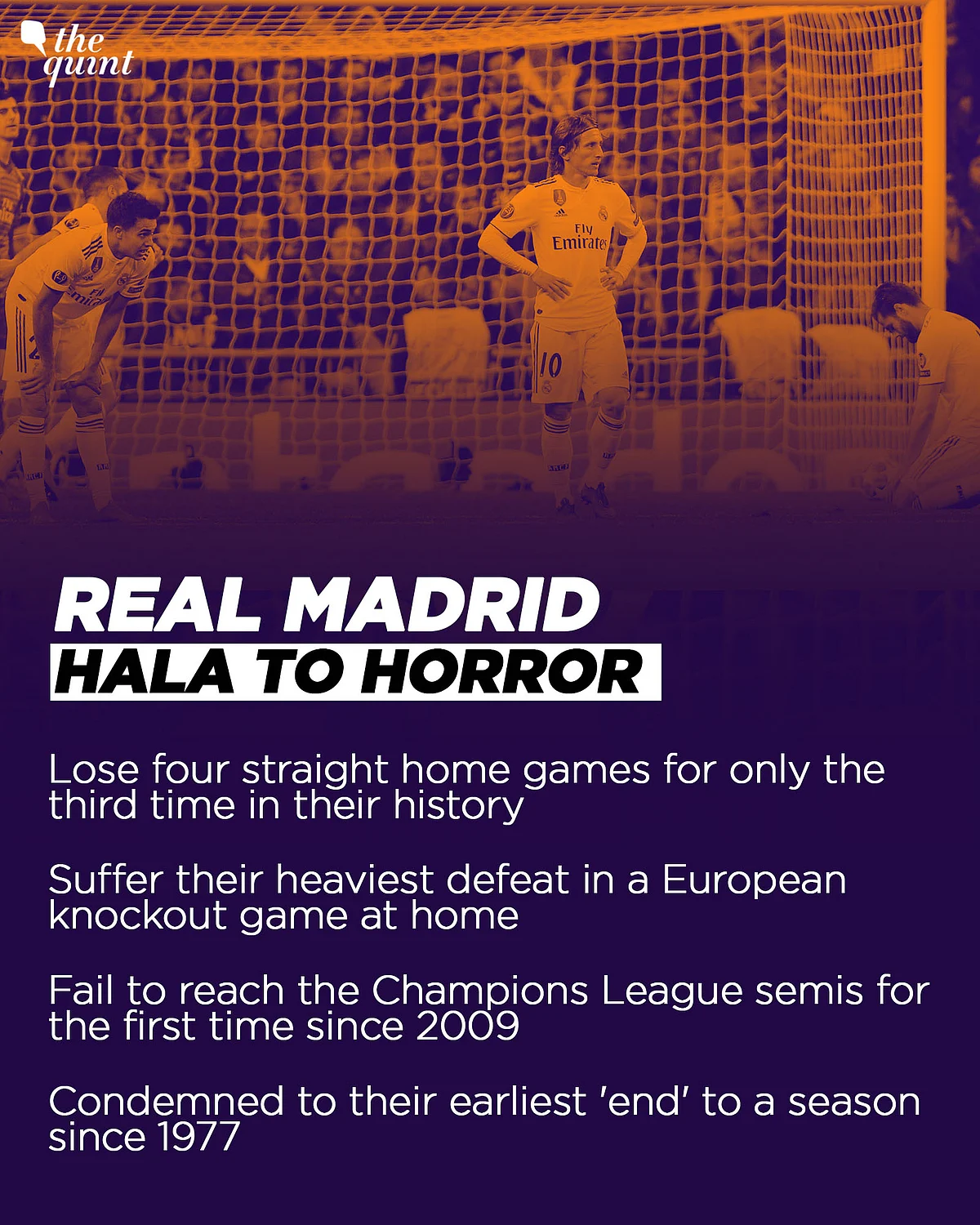 7 Days, 3 Losses at Home, Season Over: Real Madrid, Hala to Horror